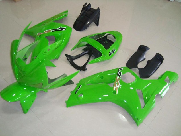 2003-2004 Green Kawasaki ZX6R Bike Fairing UK Factory