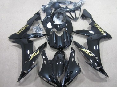 2004-2006 Black White Gold Decal Yamaha YZF R1 Motorcycle Fairing Kit UK Factory